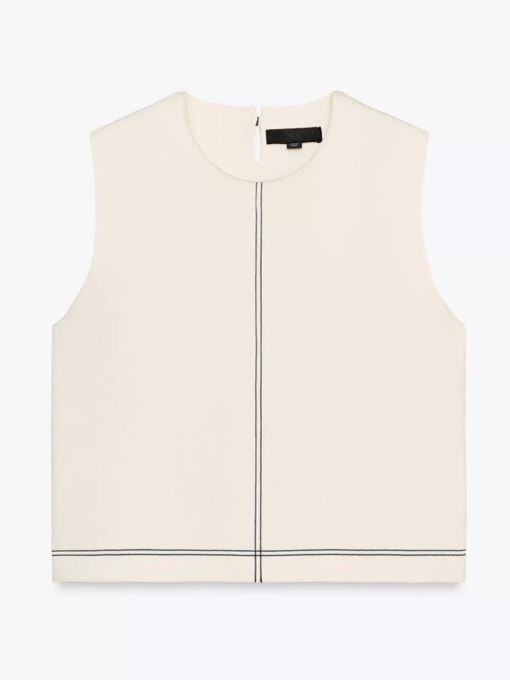 Zara Cream Knit Top